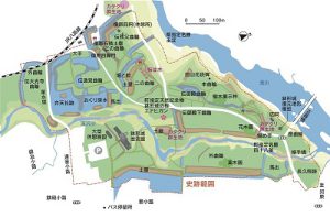 鉢形城地図