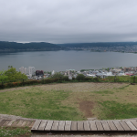 犬連れ立石公園｜諏訪湖を一望できる美しい風景